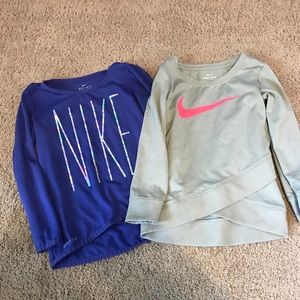 Toddler girls Nike shirts